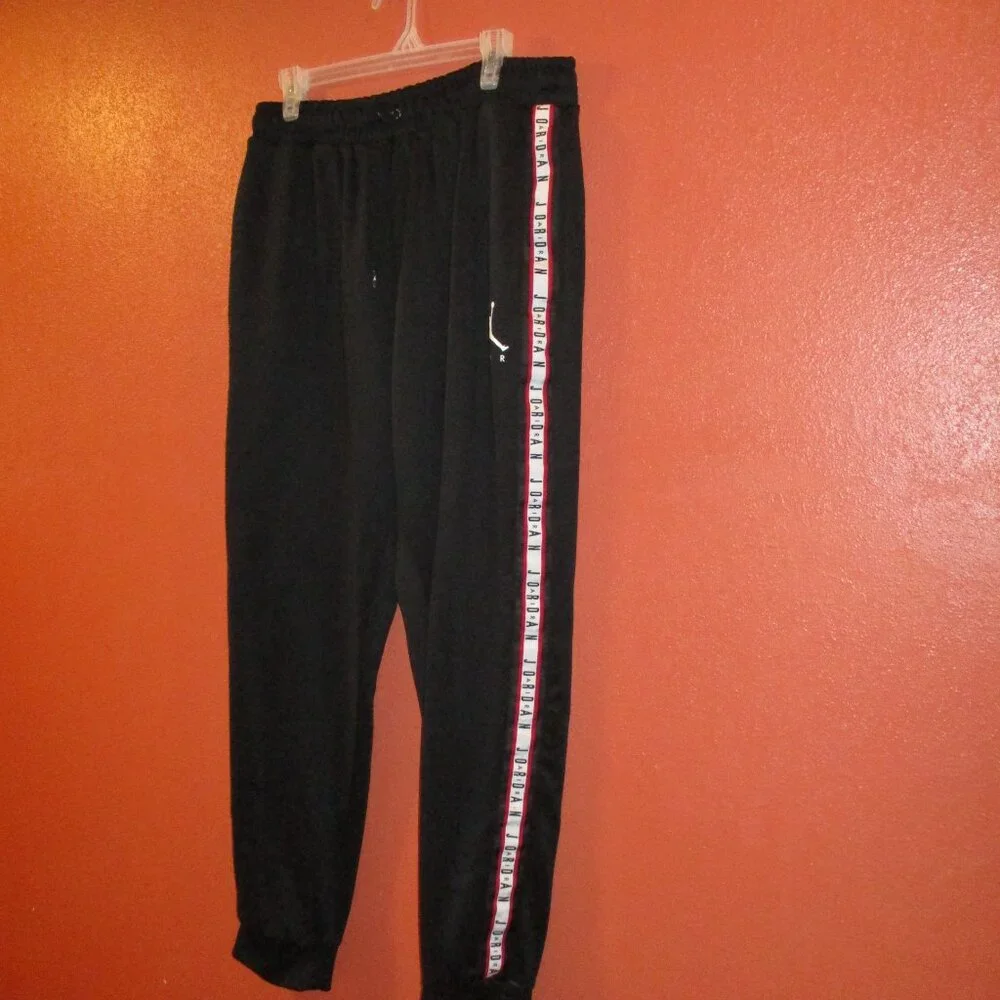 Jordan Track Suit Y2K Men XX Large Black White Pocket Pants Jacket Track Suit